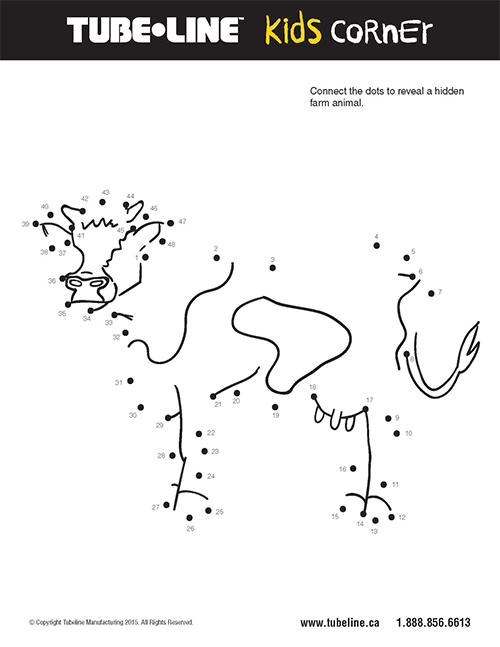 Connect the Dots - Cow