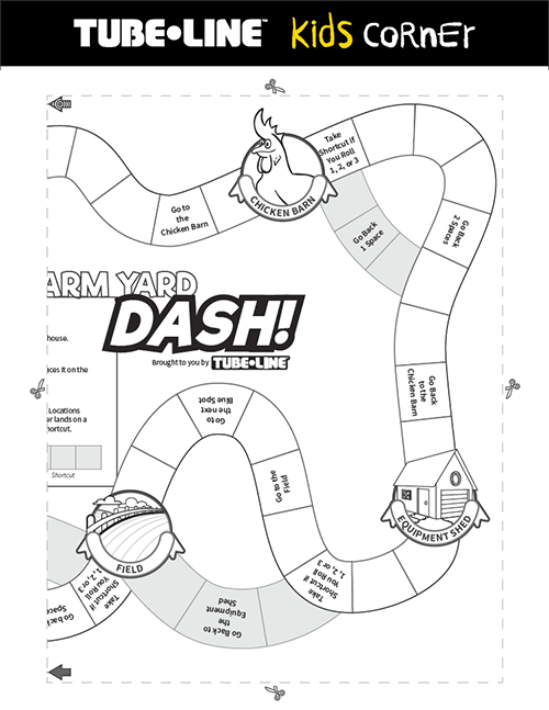 Farm Yard Dash Board Game